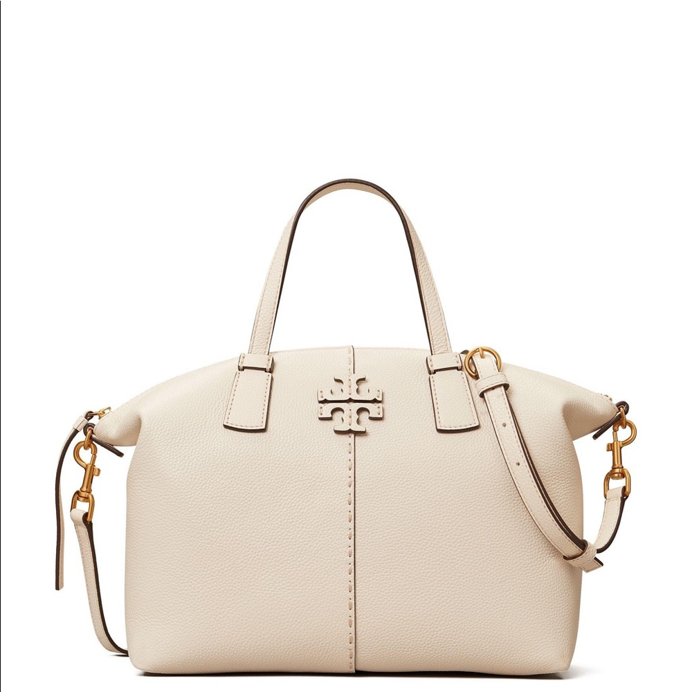 Tory Burch Mcgraw Top-Zip Satchel